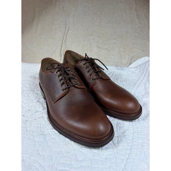 Trask Men Brown 8 Landry Bison Leather Lace Up Oxford Shoes NWOT Comfort Classic main image 7